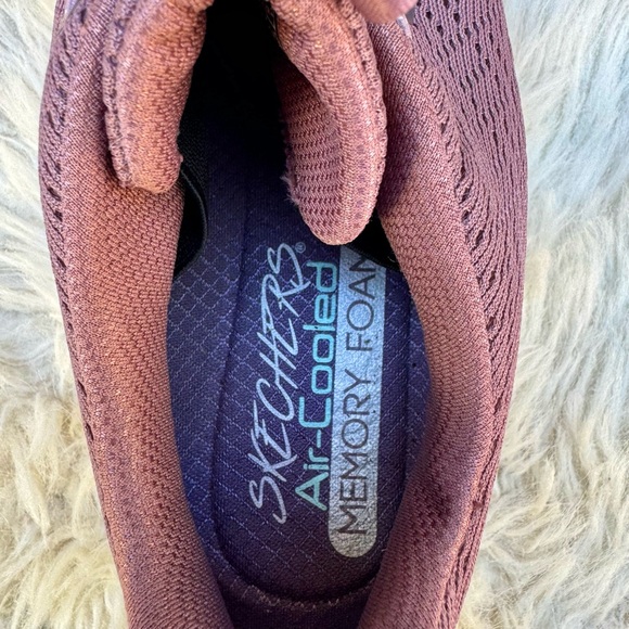 NWOT✨ Skechers Ultraflex Bungee Mauve Memory Foam Slip On Sneakers Womens Sz 6.5 - Picture 10 of 12